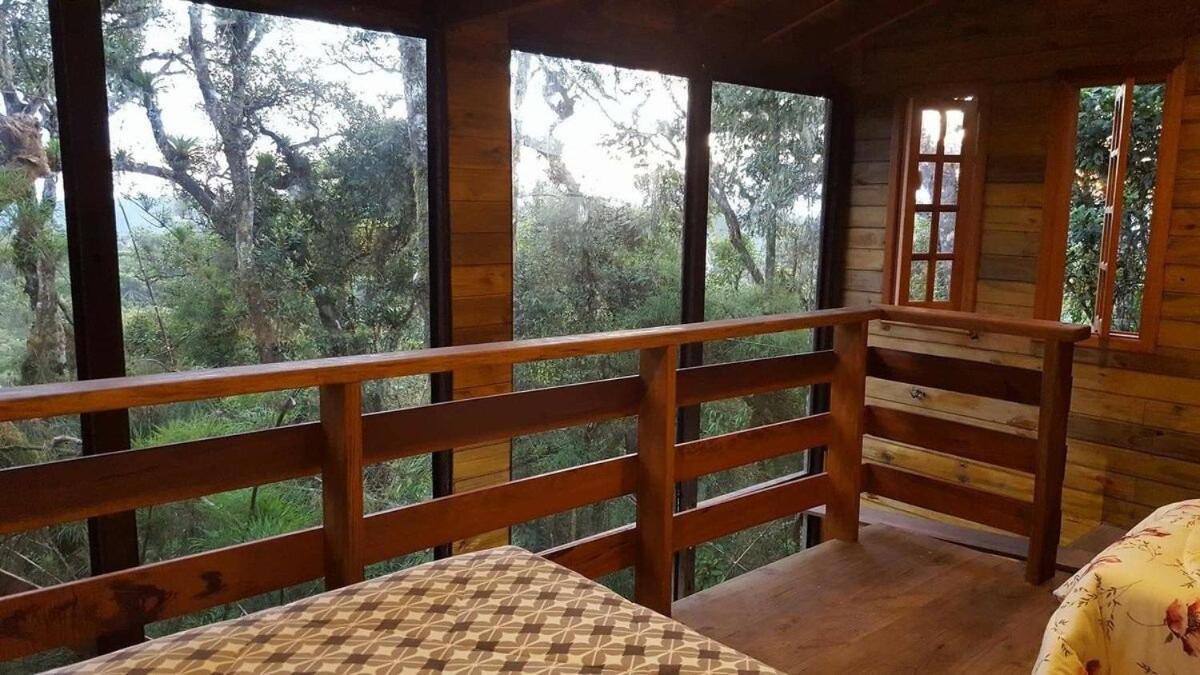 Chale Dos Tucanos- Parede De Vidro Com Linda Vista Campos do Jordão Buitenkant foto